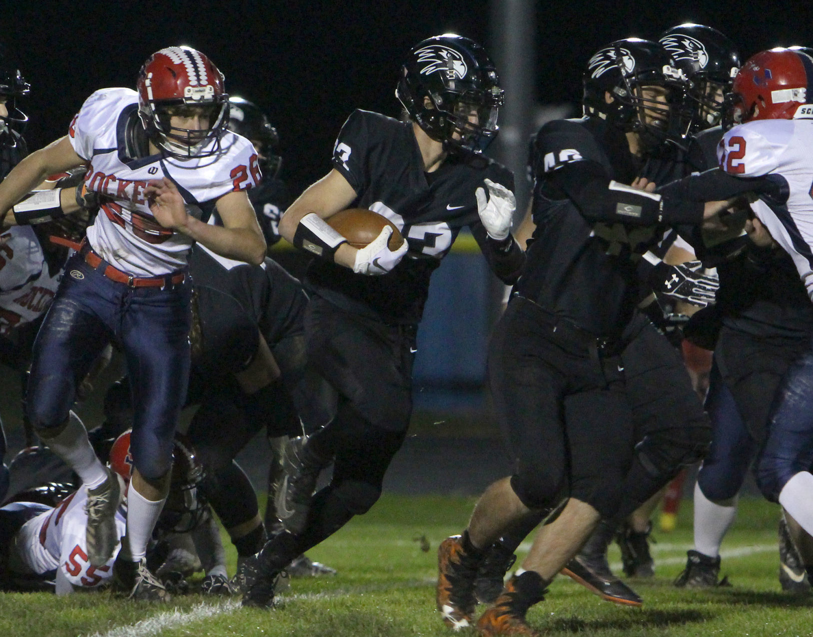 Spencer/Columbus at Bloomer football 10-25-19